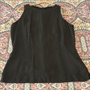 Max Studio back button sleeveless top